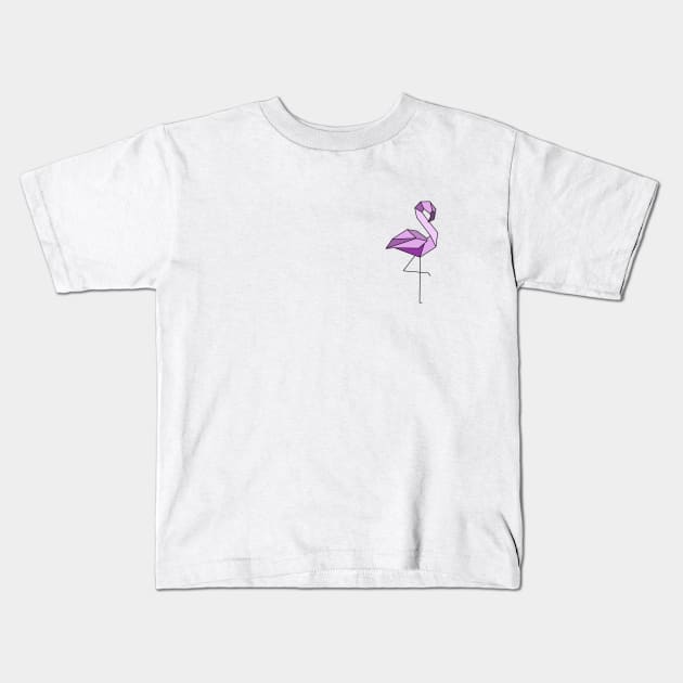 Flamingo Kids T-Shirt by kooarla